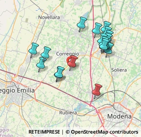 Mappa Viale della Resistenza, 42018 San Martino In Rio RE, Italia (7.46222)