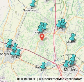 Mappa Viale della Resistenza, 42018 San Martino In Rio RE, Italia (10.596)