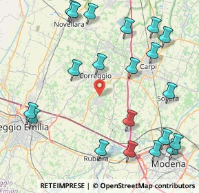 Mappa Viale della Resistenza, 42018 San Martino In Rio RE, Italia (10.665)