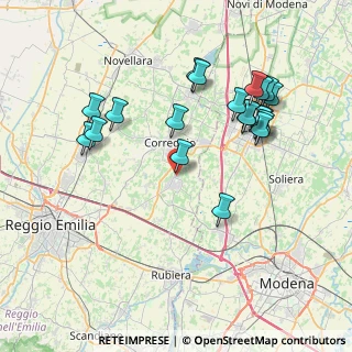 Mappa Viale della Resistenza, 42018 San Martino In Rio RE, Italia (8.0875)