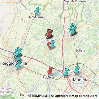 Mappa Viale della Resistenza, 42018 San Martino In Rio RE, Italia (9.0985)