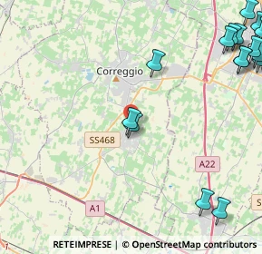 Mappa Viale della Resistenza, 42018 San Martino In Rio RE, Italia (7.0655)