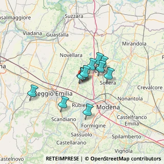 Mappa Viale della Resistenza, 42018 San Martino In Rio RE, Italia (8.80909)