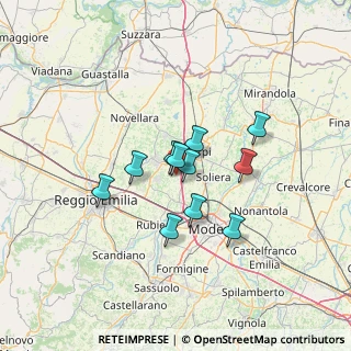Mappa Via del Cantone, 41012 Cantone MO, Italia (9.70545)