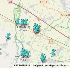 Mappa Via Camillo Prampolini, 42049 Calerno RE, Italia (4.68214)