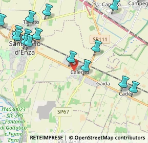 Mappa Via Camillo Prampolini, 42049 Calerno RE, Italia (2.96765)