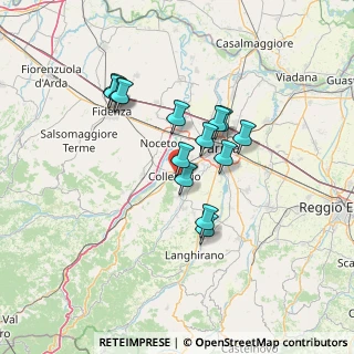 Mappa Via Giardinetto, 43044 Collecchio PR, Italia (11.37643)