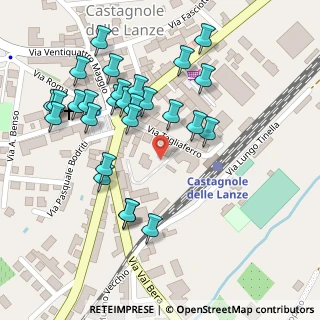 Mappa Via Tagliaferro, 18, 14054 Castagnole delle Lanze AT, Italia (0.13037037037037)