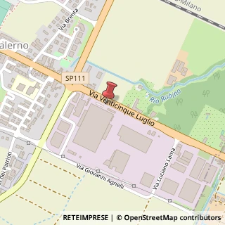 Mappa Via XXV Luglio, 172, 42049 Sant'Ilario d'Enza, Reggio nell'Emilia (Emilia Romagna)