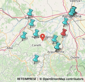 Mappa Regione Portella, 14042 Calamandrana AT, Italia (17.87143)