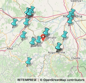 Mappa Regione Portella, 14042 Calamandrana AT, Italia (16.412)