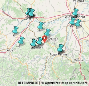 Mappa Regione Portella, 14042 Calamandrana AT, Italia (15.838)