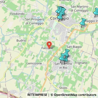 Mappa Via Cattini, 42015 Correggio RE, Italia (2.81818)