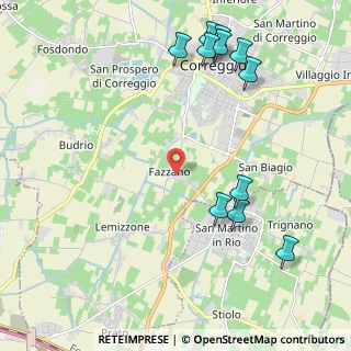 Mappa Via Cattini, 42015 Correggio RE, Italia (2.61818)