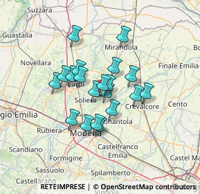 Mappa Via F. Magellano, 41019 Sozzigalli MO, Italia (9.923)