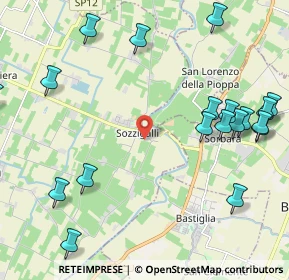Mappa Via F. Magellano, 41019 Sozzigalli MO, Italia (2.893)