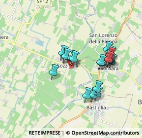 Mappa Via F. Magellano, 41019 Sozzigalli MO, Italia (1.5485)