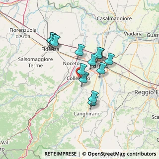 Mappa Via Alcide de Gasperi, 43044 Collecchio PR, Italia (11.46571)