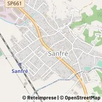 Mapa Sanfrè