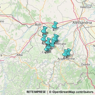 Mappa Regione Mariano, 14050 San Marzano Oliveto AT, Italia (7.42083)