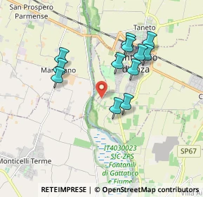 Mappa Via Montello, 42049 Sant'Ilario d'Enza RE, Italia (1.66917)