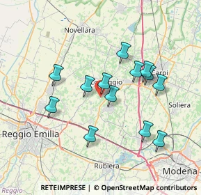Mappa Via della Solidarietà, 42015 Correggio RE, Italia (6.59769)