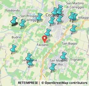 Mappa Via della Solidarietà, 42015 Correggio RE, Italia (2.5145)