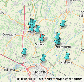 Mappa SP di Soliera, 41019 Soliera MO, Italia (6.36308)
