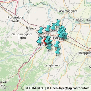 Mappa Via 8 Marzo, 43044 Collecchio PR, Italia (9.1395)