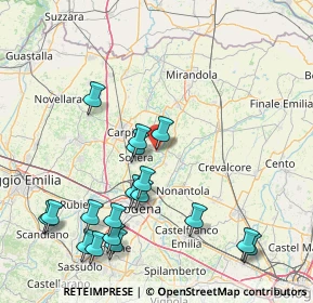Mappa Via Amerigo Vespucci, 41019 Soliera MO, Italia (18.625)