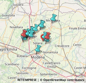 Mappa Via C. Colombo, 41019 Soliera MO, Italia (10.778)
