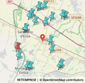 Mappa Via Giovanni Falcone, 42049 Sant'Ilario D'enza RE, Italia (4.685)