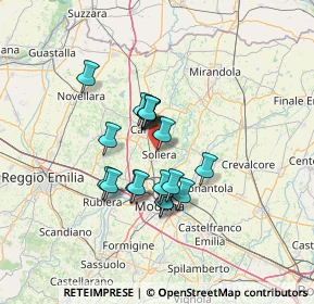 Mappa Via Gambisa, 41019 Soliera MO, Italia (9.833)