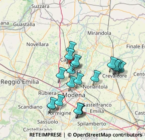 Mappa Via Gambisa, 41019 Soliera MO, Italia (13.381)