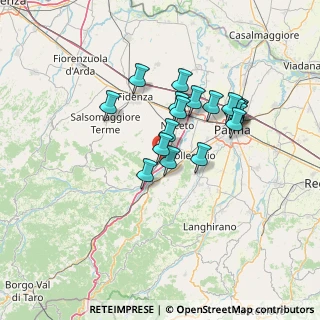 Mappa Via la Pira G., 43014 Medesano PR, Italia (11.46667)