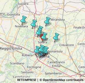 Mappa Via Morante, 41019 Soliera MO, Italia (9.94857)