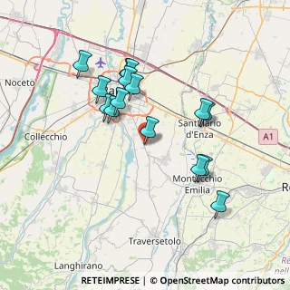 Mappa Via dei Muratori, 43123 Parma PR, Italia (6.83333)