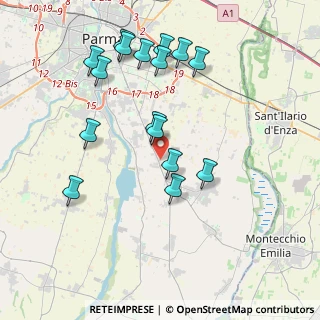 Mappa Via dei Muratori, 43123 Parma PR, Italia (4.07063)