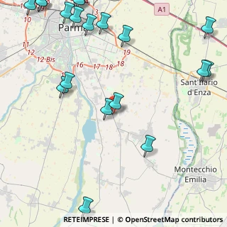 Mappa Via dei Muratori, 43123 Parma PR, Italia (6.6135)