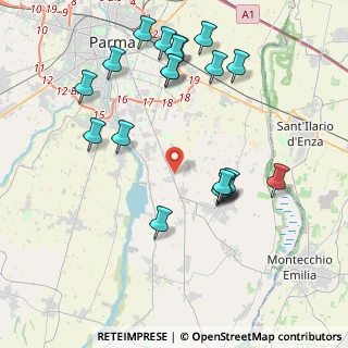 Mappa Via dei Sarti, 43123 Parma PR, Italia (4.4075)