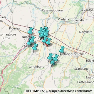 Mappa Via dei Muratori, 43123 Parma PR, Italia (9.7785)