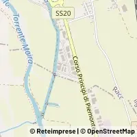 Hartă Racconigi