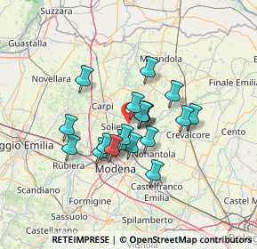 Mappa Via Ponterotto, 41019 Soliera MO, Italia (10.00526)