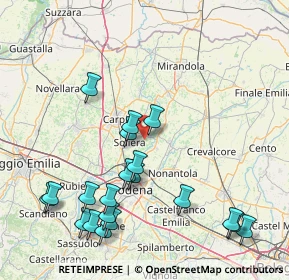 Mappa Via Ponterotto, 41019 Soliera MO, Italia (18.9005)