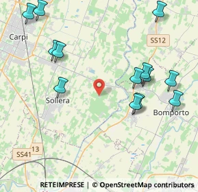 Mappa Via Ponterotto, 41019 Soliera MO, Italia (4.82462)
