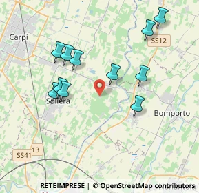 Mappa Via Ponterotto, 41019 Soliera MO, Italia (3.76)