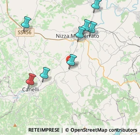 Mappa 14042 Nizza Monferrato AT, Italia (5.56182)