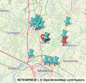 Mappa Via Corte, 41019 Soliera MO, Italia (6.01824)