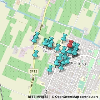 Mappa Via Corte, 41019 Soliera MO, Italia (0.35714)
