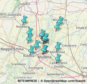 Mappa Via Corte, 41019 Soliera MO, Italia (9.70067)